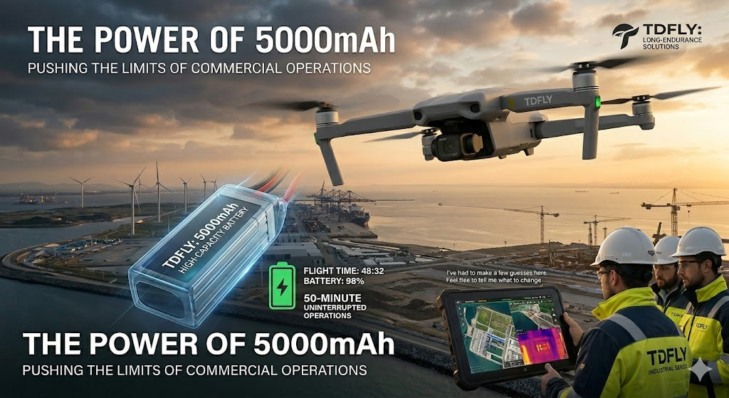 The Power of 5000mAh: Pushing the Limits of Commercial Drone Operations