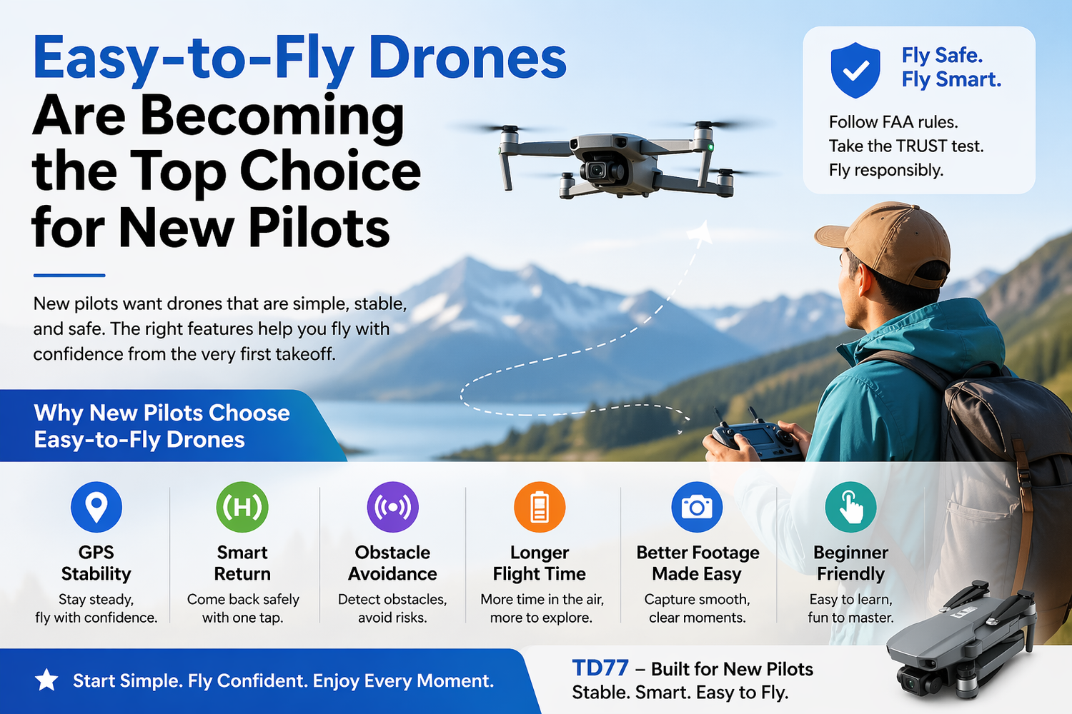 Easy-to-Fly Drones Are Becoming the Top Choice for New Pilots