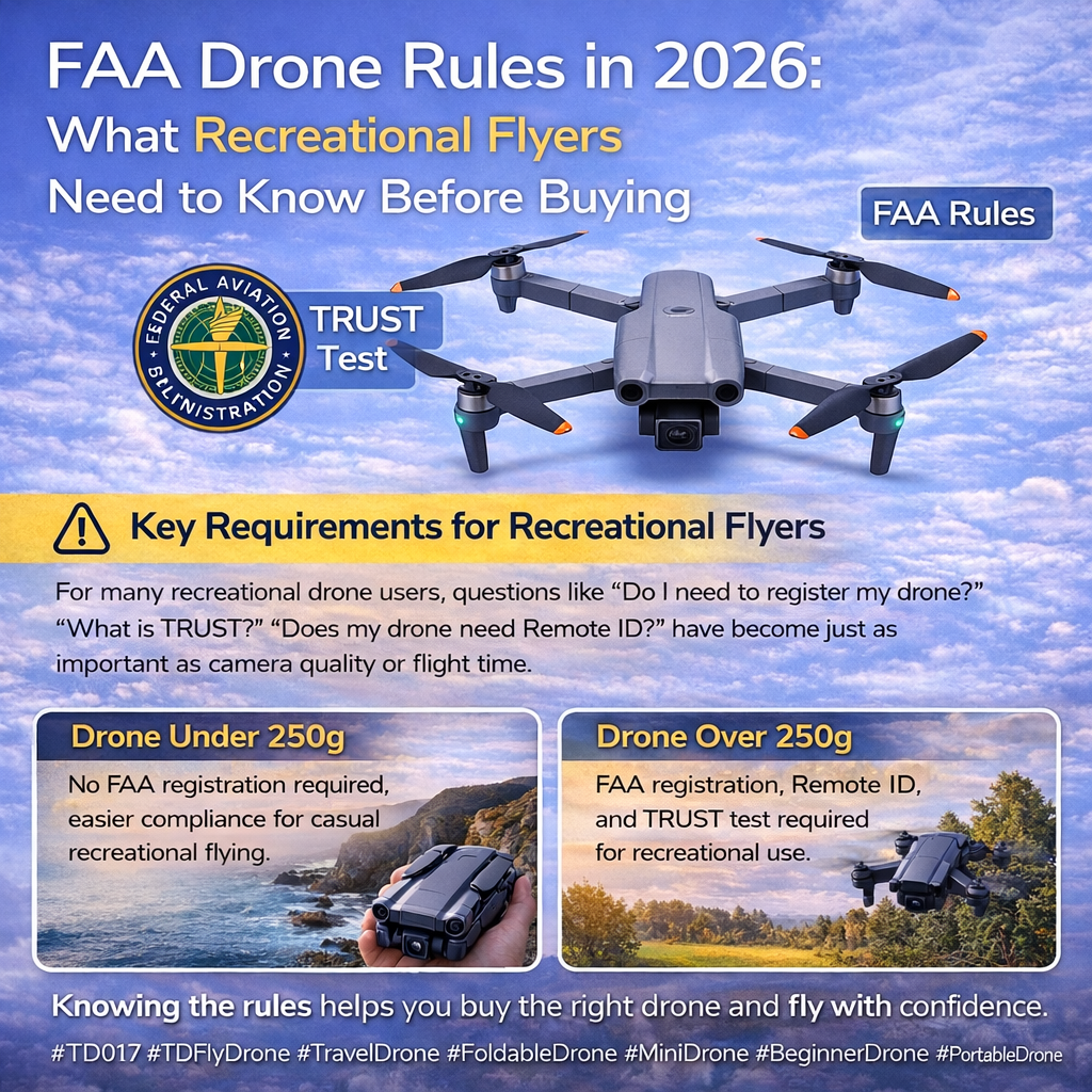FAA Drone Rules in 2026: What Recreational Flyers Need to Know Before Buying