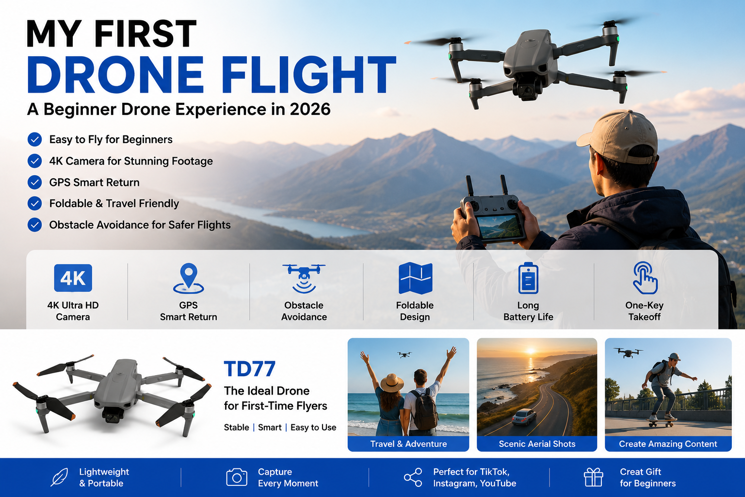 My First Drone Flight: A Beginner Drone Experience in 2026