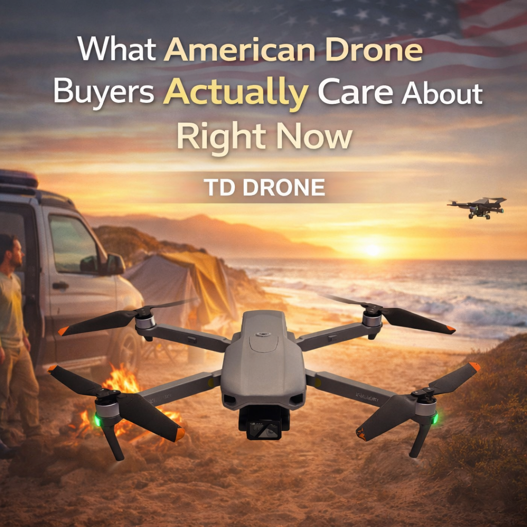 What American Drone Buyers Actually Care About Right Now | TD DRONE
