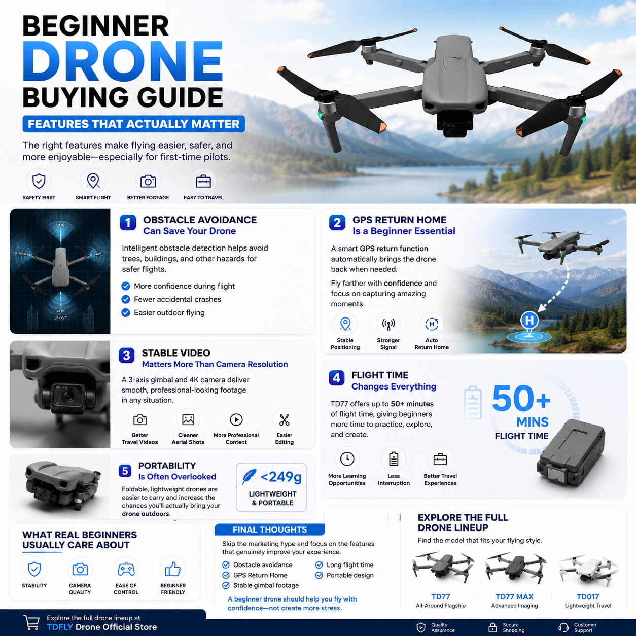 Beginner Drone Buying Guide: Features That Actually Matter