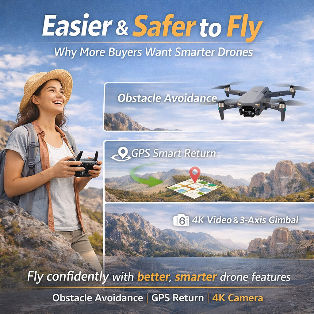 Why More Buyers Want Drones That Are Easier and Safer to Fly
