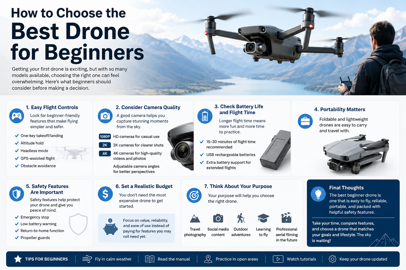 How to Choose the Best Drone for Beginners