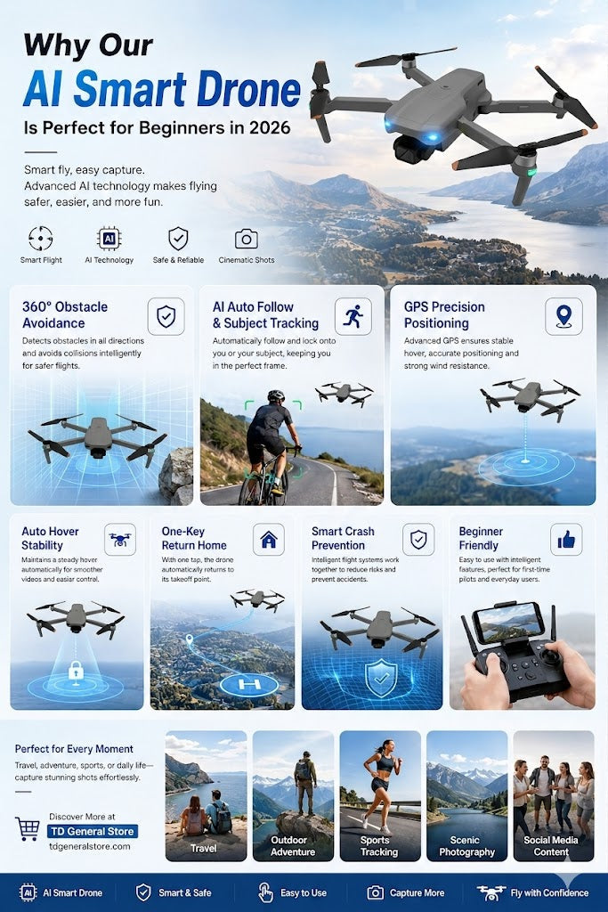 Why Our AI Smart Drone Is Perfect for Beginners in 2026