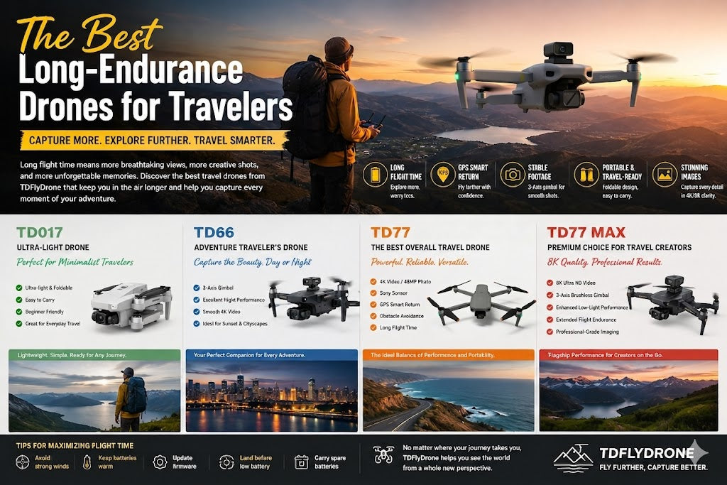 The Best Long-Endurance Drones for Travelers in 2026